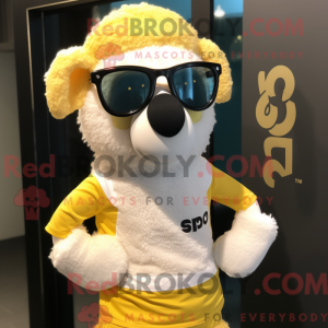Gold Sheep-maskotdraktfigur...