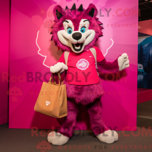 Costume de mascotte de loup...