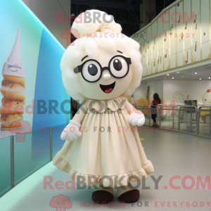Cream But mascot costume...