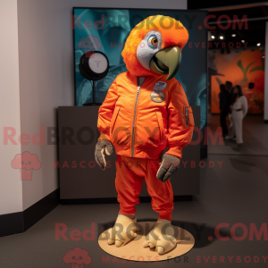 Orange Parrot mascot...
