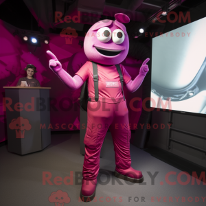 Magenta Ray Maskottchen...