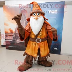 Rust Wizard mascot costume...