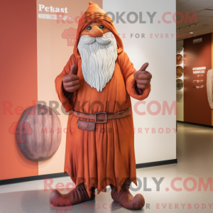 Rust Wizard mascot costume...