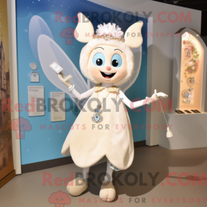 Cream Tooth Fairy maskot...