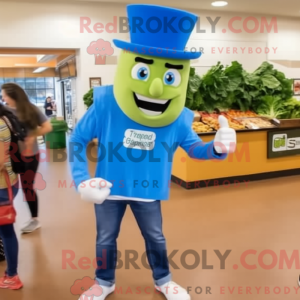 Blue Caesar Salad mascot...
