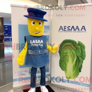 Blue Caesar Salad mascot...