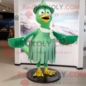 Green Gull maskot kostym...