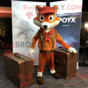 Rust Fox Maskottchen Kostüm...