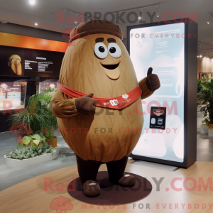 Brown Potato mascot costume...