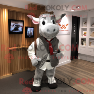 Grey Cow-maskotkostyme...