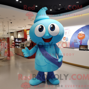 Sky Blue Plum mascot...