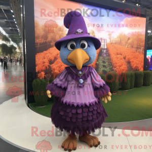 Lavender Turkey mascot...