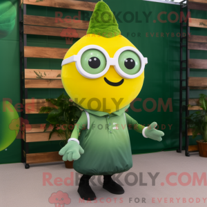 Forest Green Lemon mascot...