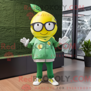 Forest Green Lemon mascot...