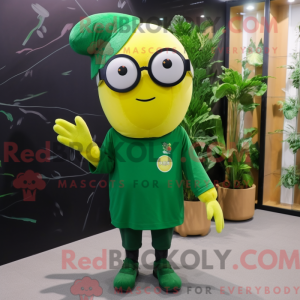 Forest Green Lemon maskot...
