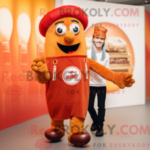 Currywurst mascot costume...