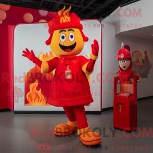 Red Fire Eater mascot...