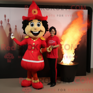 Postava maskota Red Fire...