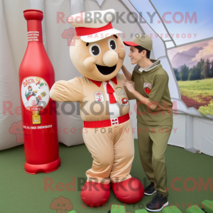 Beige Bottle Of Ketchup...
