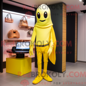 Lemon Yellow Ghost mascot...