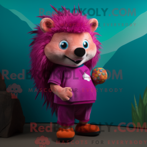 Postava maskota Magenta...