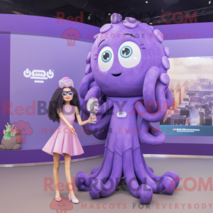 Lavender Medusa mascot...