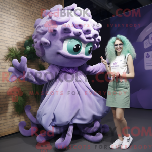 Lavender Medusa Maskottchen...