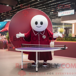 Maroon Ping Pong Table...