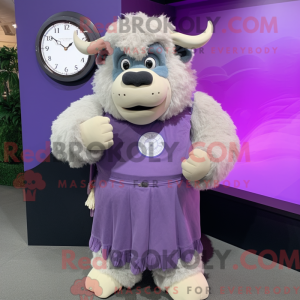 Lavendel Buffalo maskot...