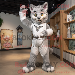 Silver Bobcat mascot...
