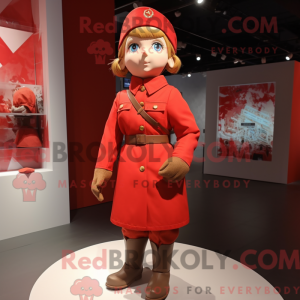 Red Army Soldier mascot...
