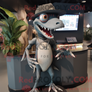 Sølv Dimorphodon maskot...