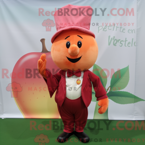 Peach Beet mascot costume...