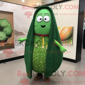 Zucchini mascot costume...