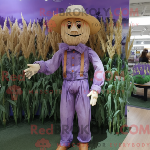 Lavender Scarecrow mascot...