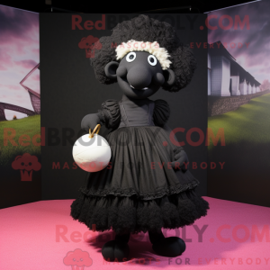 Black Sheep mascot costume...