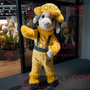 Citrongul Merino Får maskot...