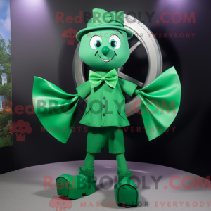 Green Plate Spinner maskot...