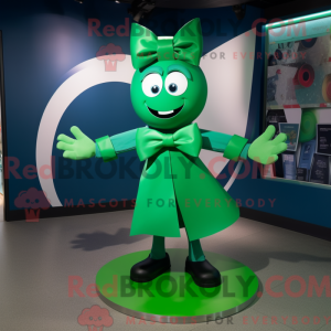 Green Plate Spinner maskot...