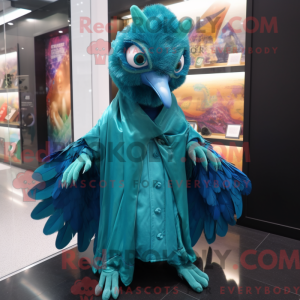 Turkis Peacock maskot...