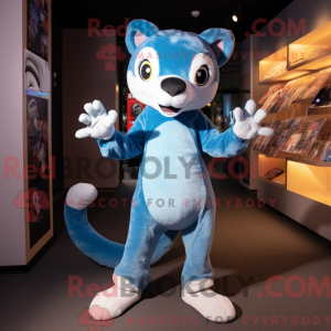 Máscara de Blue Weasel com...
