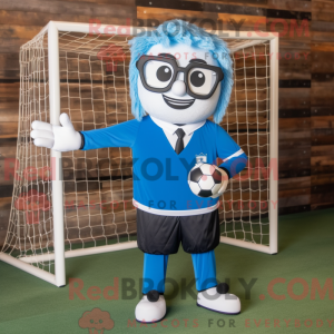 Postava maskota Blue Soccer...