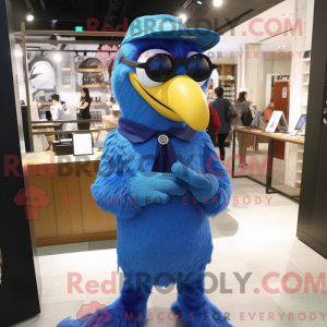 Blue Eagle mascot costume...