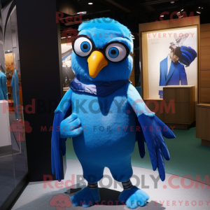 Blue Eagle-mascottekostuum...