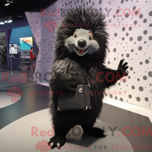 Black Porcupine mascot...