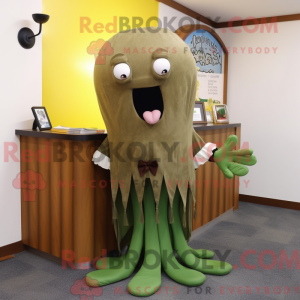 Olive Octopus mascot...