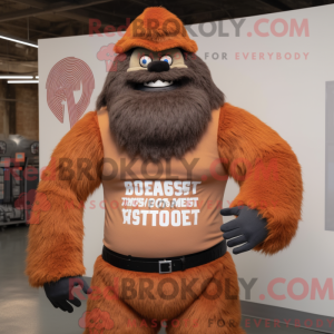 Rust Sasquatch mascotte...