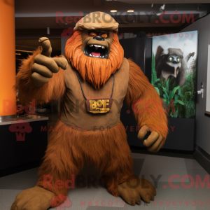 Rust Sasquatch Maskottchen...
