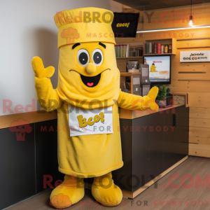 Gul gullasch maskot kostume...