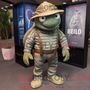 Oliven Trilobite maskot...